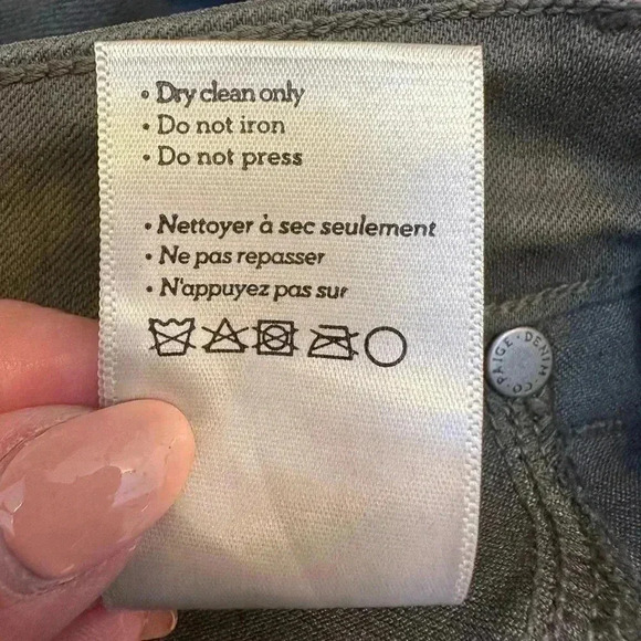 Paige Denim Edgemont Ultra Skinny Jeans in Pine Green Women’s Size 25 NWT - Picture 13 of 15